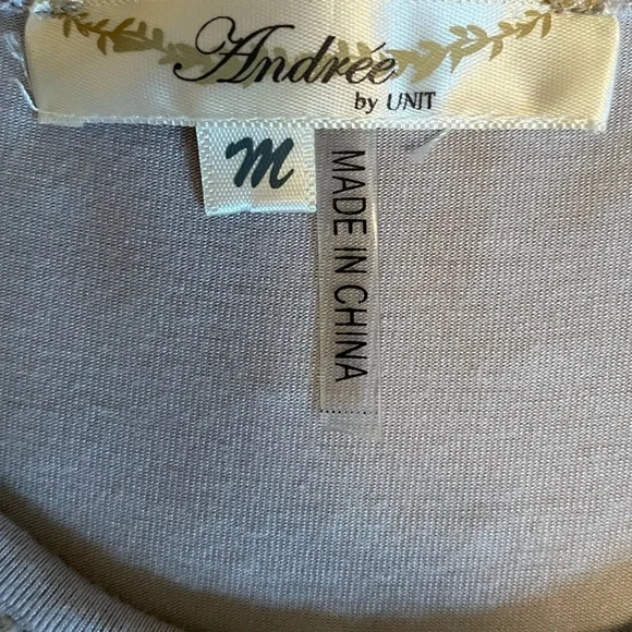 Ombre Racerback mini dress / tunic by Andrew by Unit - Picture 5 of 6